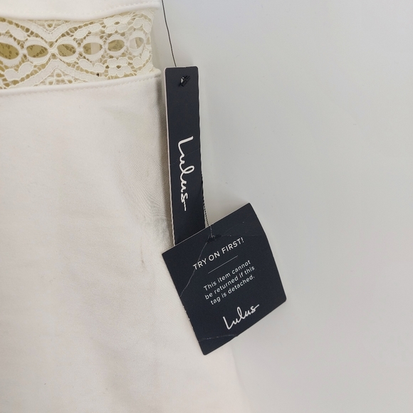 Lulu's Reach Out My Hand White Lace Skater Dress - Picture 8 of 13